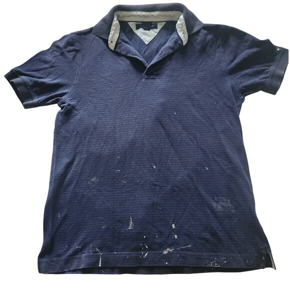 Tommy Hilfiger Thrashed 2008 Men's Blue Polo Size small - Picture 1 of 3